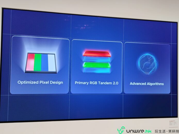 LG OLED 電視展示 WOLED 技術與色彩表現.