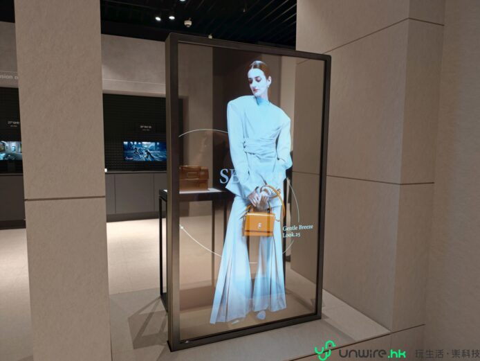 LG OLED 電視展示,展示高畫質顯示技術.