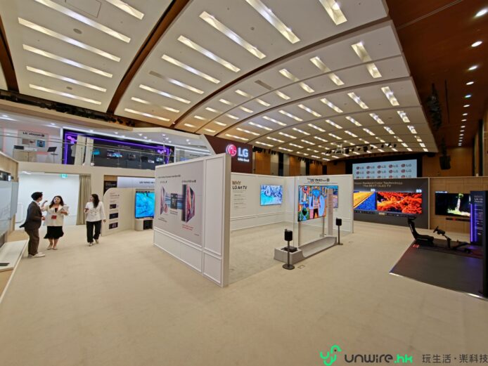 LG 電視展覽展示WOLED技術與新品.
