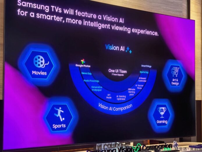 Samsung 2026 新電視配備 Vision AI 技術.