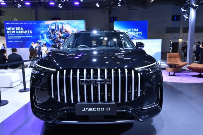 奇瑞JAECOO 8豪華SUV展現科技感.