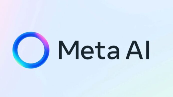 Meta AI 標誌.