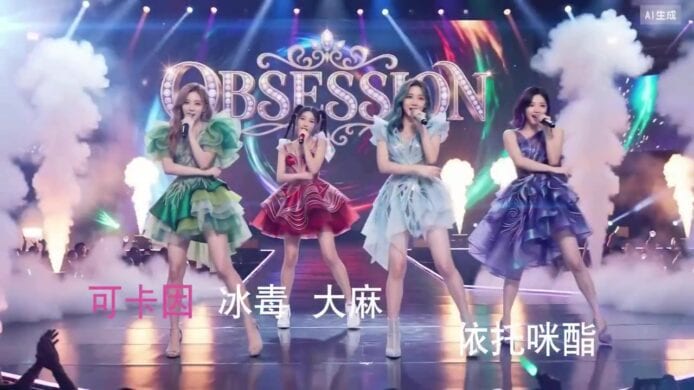 虛擬女團演唱禁毒主題歌曲.