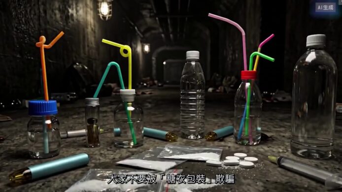 毒品擬人化虛擬女團揭露毒品真相.