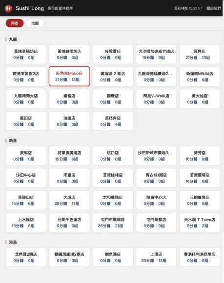 自製叫號顯示牌方便候位.