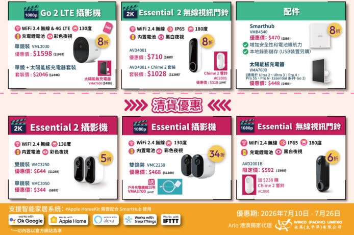 育兒神隊友智能監控攝像頭限時優惠.