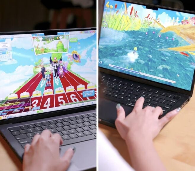 MacBook上玩《跑 Online》復古遊戲.