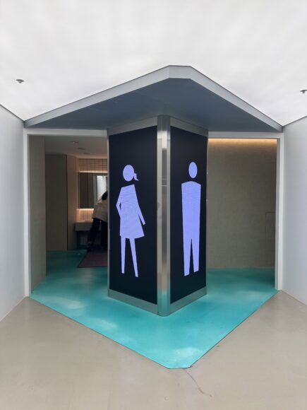 動態男女廁所標示設計.