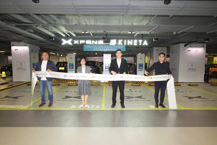 XPENG新陳列室啟德展出三款車款.
