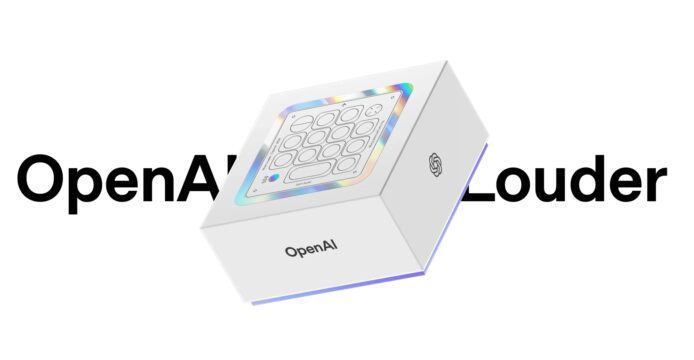 OpenAI新款硬件無屏幕音箱展示.
