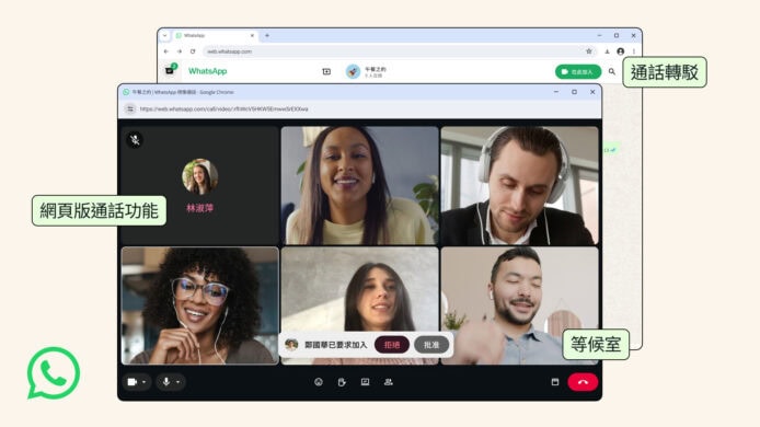 WhatsApp網頁版支持語音和視頻通話功能.