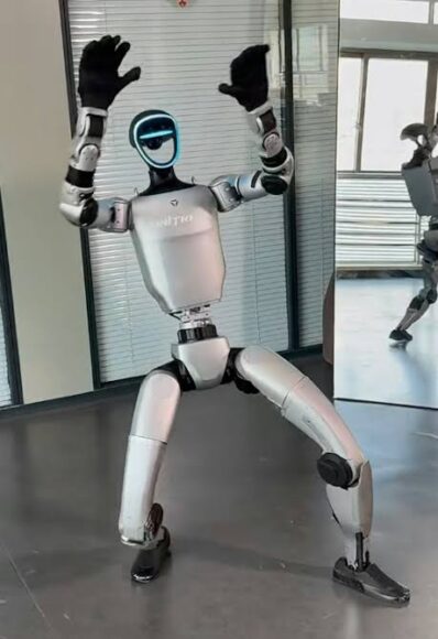 科技機械人展示動作.