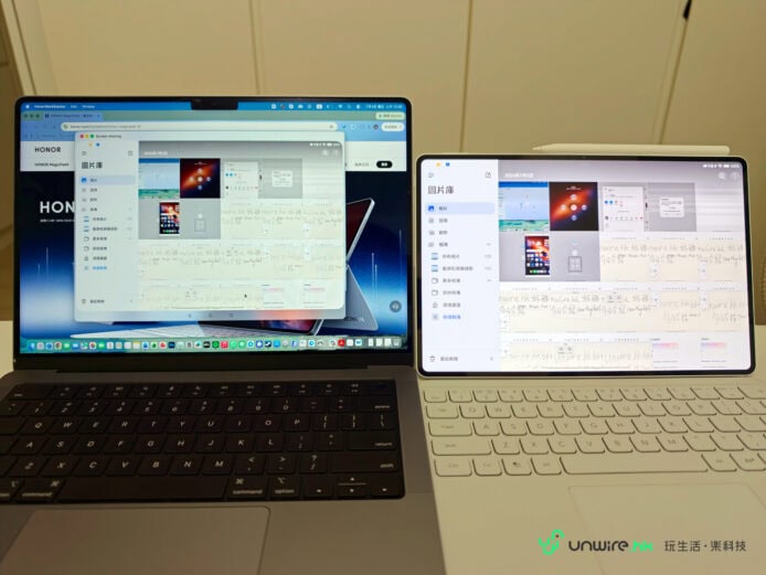 Honor MagicPad4 與平板電腦對比展示.