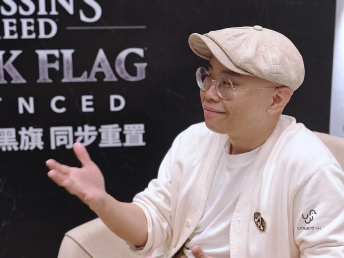 專訪團隊與玩家交流的照片.