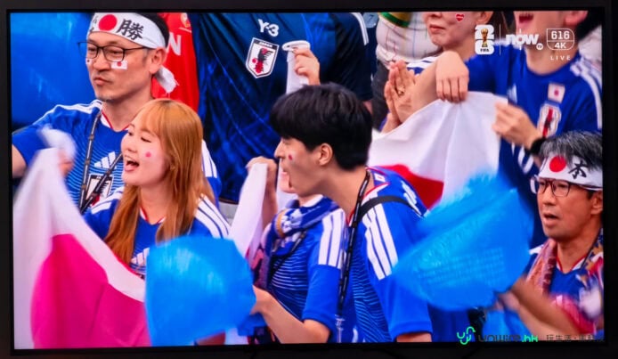 運動員和觀眾熱情慶祝.