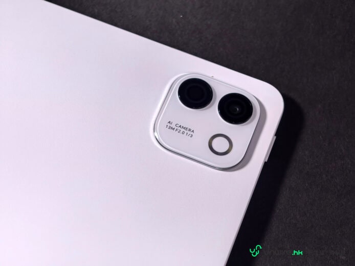華為MatePad 11平板雙鏡頭相機特寫.