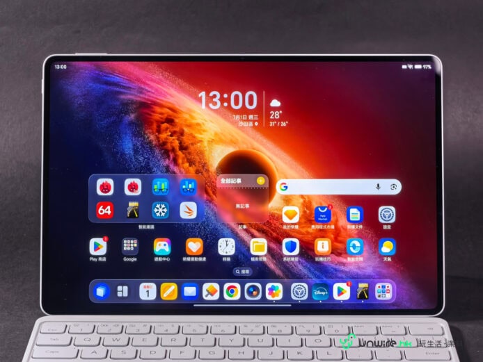 Honor MagicPad4平板電腦顯示多功能界面.