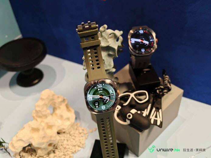 Samsung智能手錶展示，運動監測功能強大.