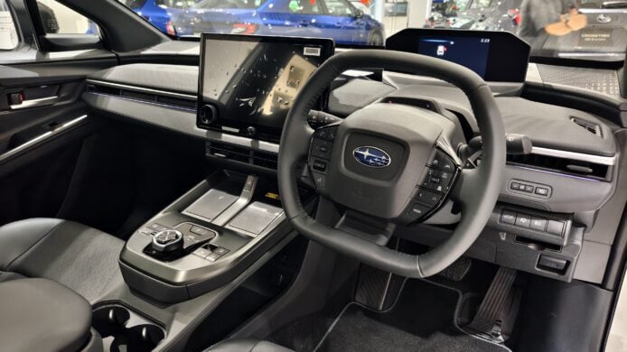 Subaru E-Outback 電動SUV內部設計.
