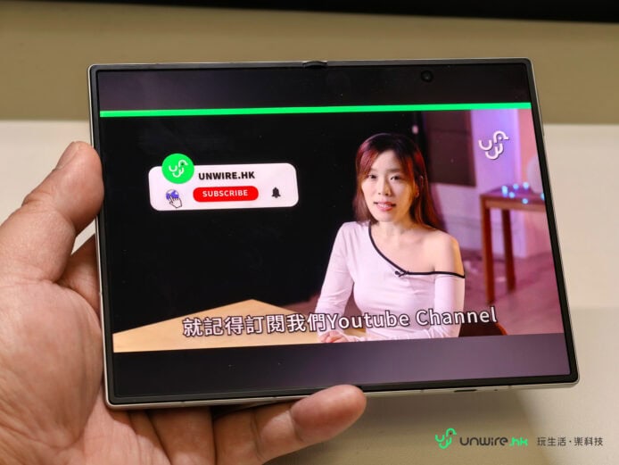 Samsung Galaxy Z Fold8 摺疊手機測試影片.