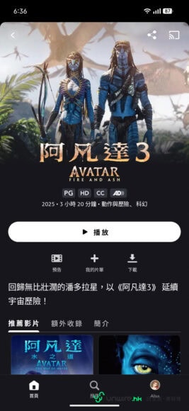 阿凡達3電影角色特寫與奇幻背景.