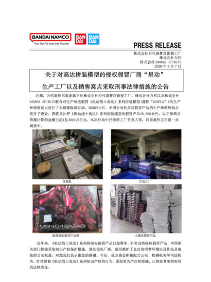 假高達模型查獲貨值逾650萬港元.