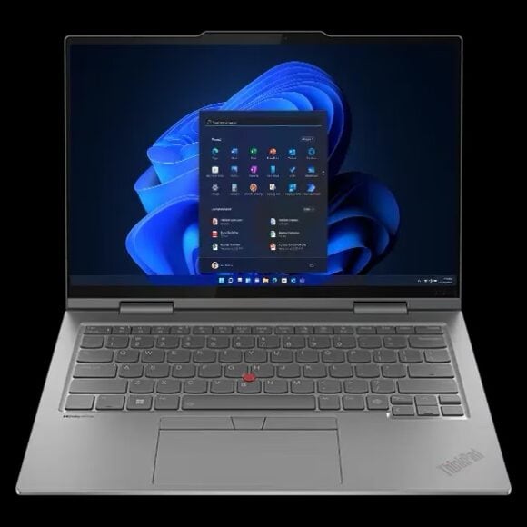 ThinkPad 筆記本電腦顯示Windows桌面.