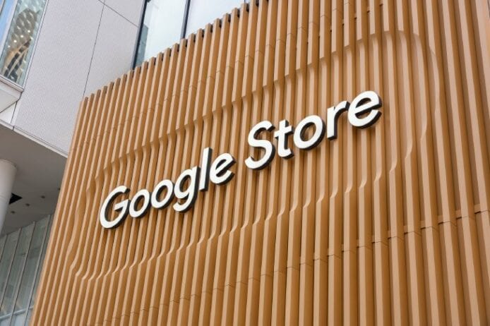 Google Store 表參道店外觀設計.