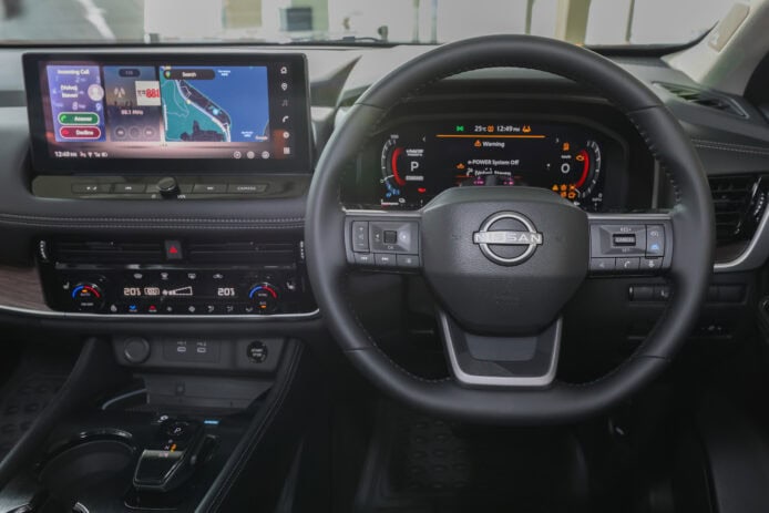 X-Trail e-POWER車內儀表與中控屏幕.