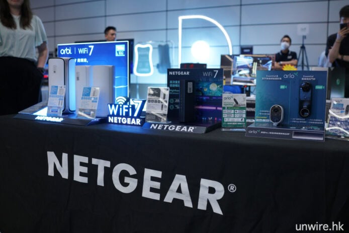 NETGEAR 無線網絡設備展示區.