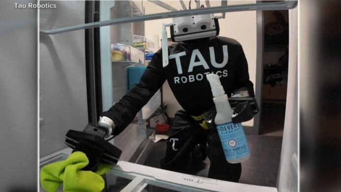 Tau Robotics 人形機械人上門洗碗掃地.