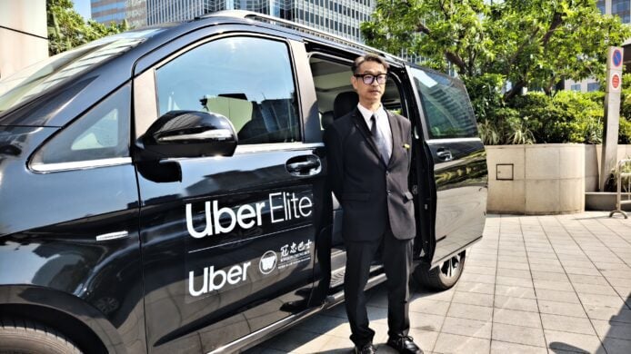 Uber Elite尊尚出行服務專車.