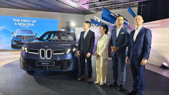 BMW Neue Klasse iX3 展示於香港展覽會.