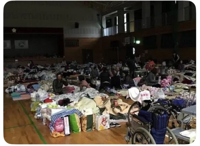 台灣捐贈避難帳篷送熊本避難所.