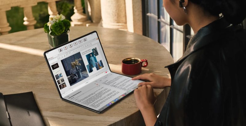 Huaweis new MateBook Fold shows what Apple's first foldable tablet could look like