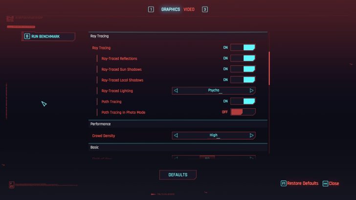 M3 Ultra running Cyberpunk 2077: Ultimate Edition