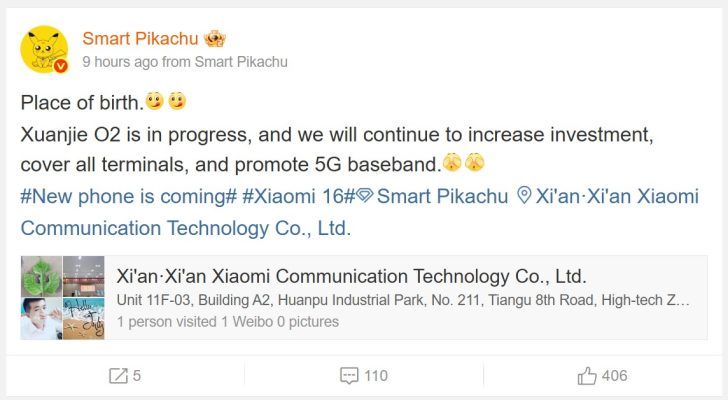 Xiaomi XRING 02 is currently under development