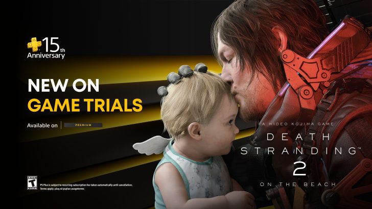 Death Stranding 2 available on game trials for PS Plus 15th Anniversary promo.