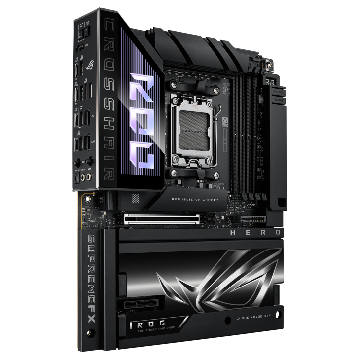 High-performance gaming motherboard with advanced connectivity and sleek design.