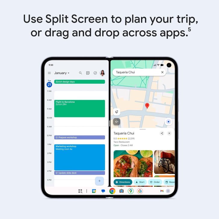 Pixel 10 Pro Fold marketing material showing off various features leaked before the official event