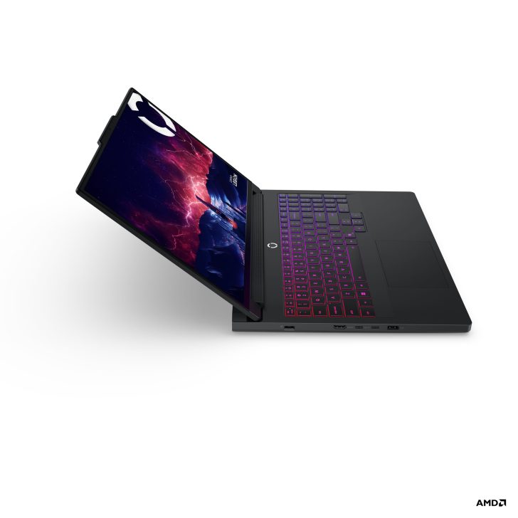 Quiet Gaming Notebook on table.