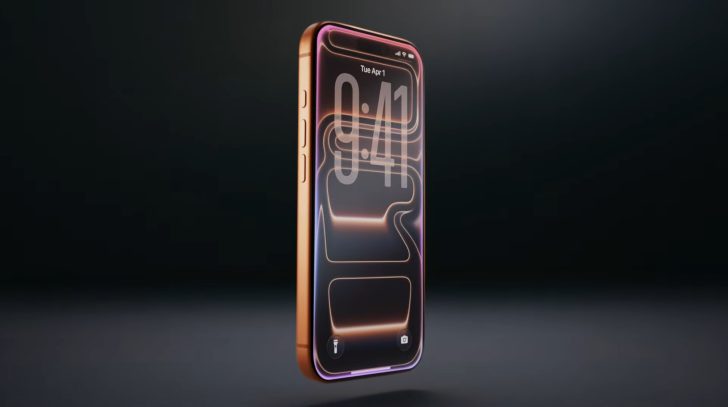 iPhone 17 Pro from front showcasing the display