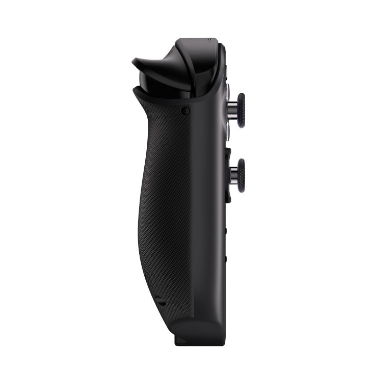 Sony DualSense Edge wireless controller side view.