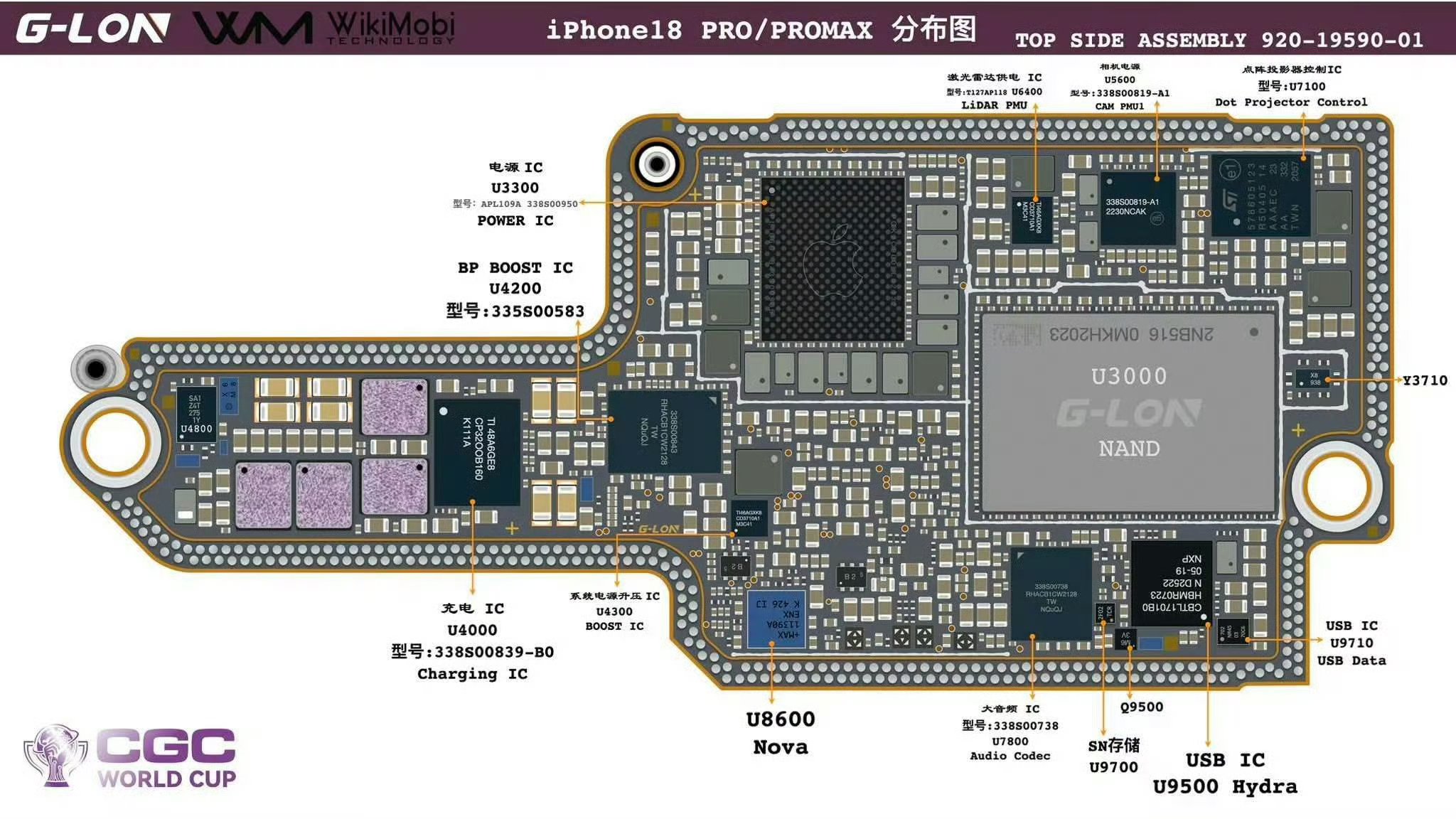 Check out these high-resolution iPhone 18 Pro logic board pictures showing the A20 Pro