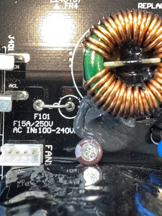 An ASUS ROG Strix PSU bypassed safety protocols when returning from RMA, causing a potential fire hazard