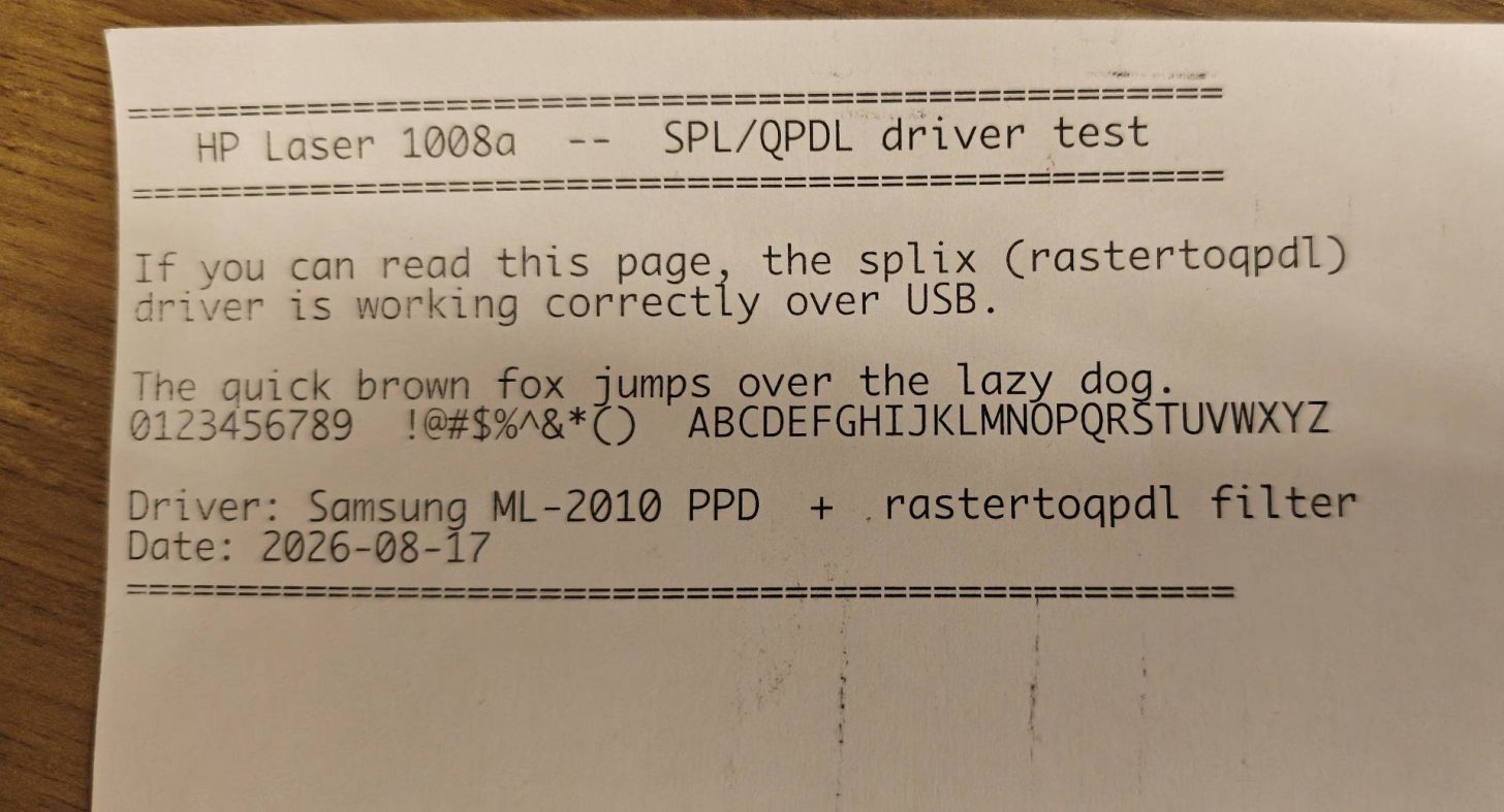 Claude AI was used to write a macOS driver so that it would work with an HP printer