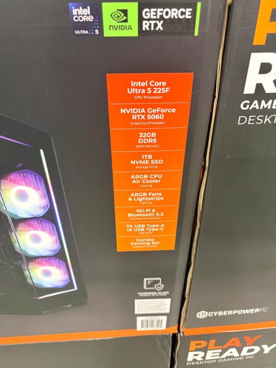 A console gamer purchased a CyberPowerPC RTX 5060 gaming PC for only $750