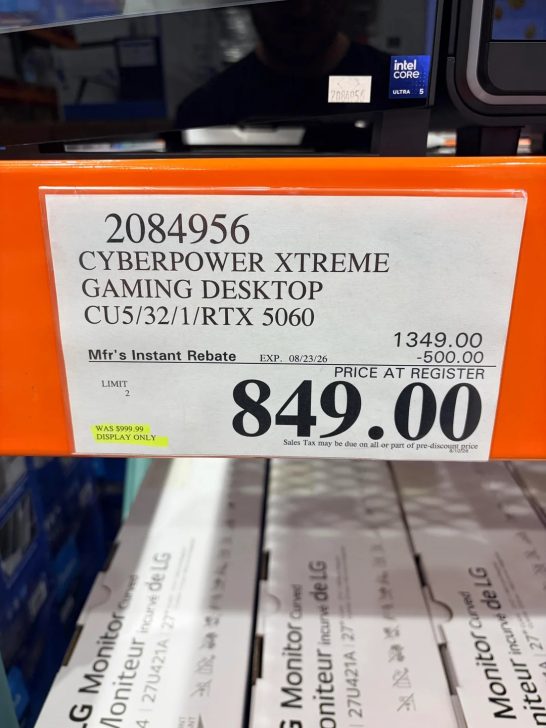 A console gamer purchased a CyberPowerPC RTX 5060 gaming PC for only $750