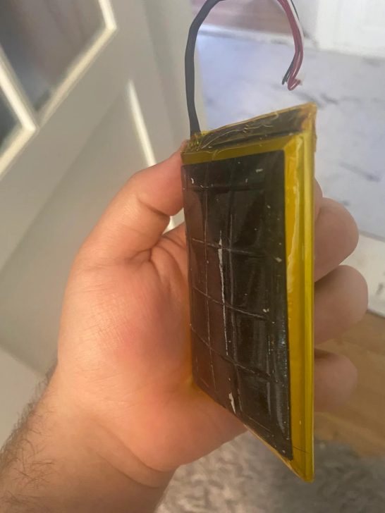 A SteelSeries wireless keyboard developed a bloated battery because of being plugged in for too long